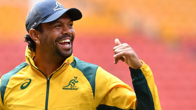 The Wallabies are hoping Kurtley Beale can lead them past the Springboks.