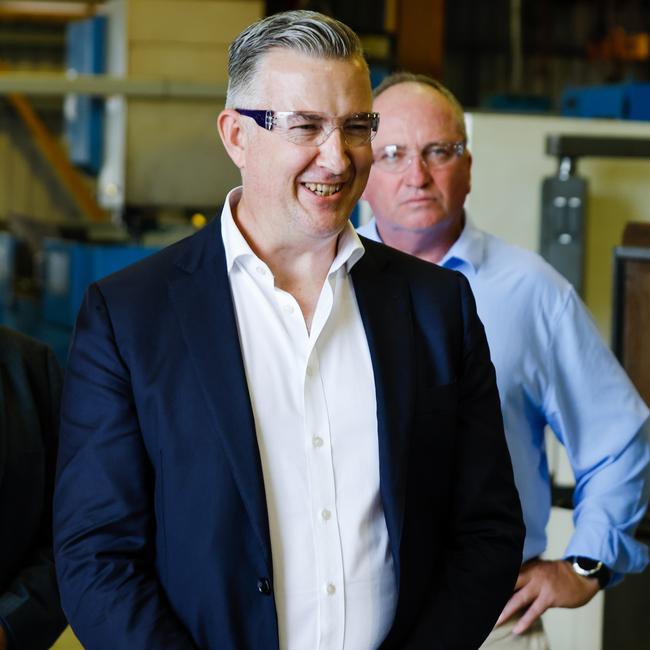 Magnium Australia Founder and CEO Shilow Shaffier at Upton Engineering Gladstone. Picture: Brad Hunter (Office of Deputy Prime Minister)