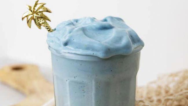 Blue Cloud Smoothie recipe from Smooth Life by Ashley and Taylor Johnston.