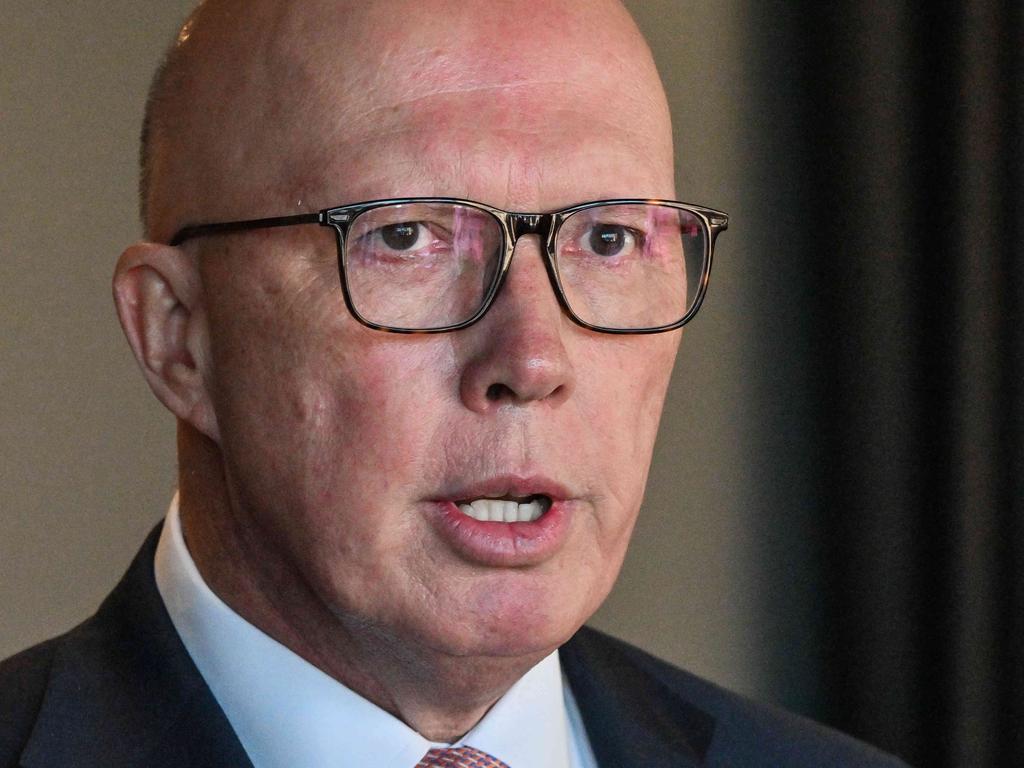 Peter Dutton has gone bigger than the PM on “free” GP visits pledge. Picture: NewsWire / Brenton Edwards