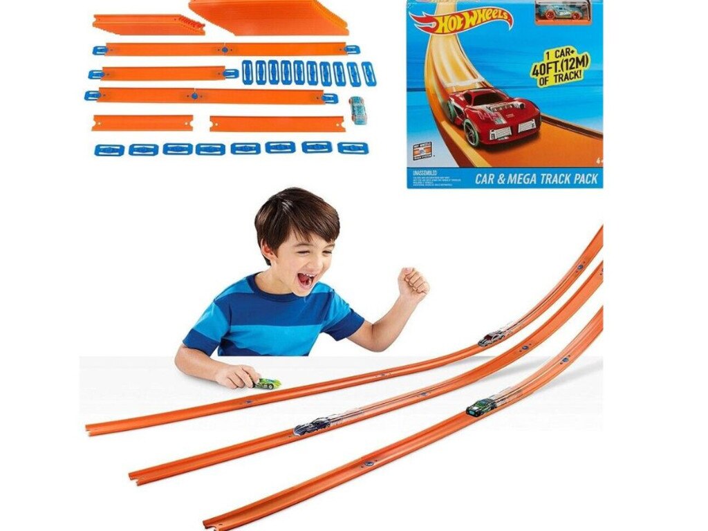 Hot Wheels Car Mega Track. Image: Supplied.