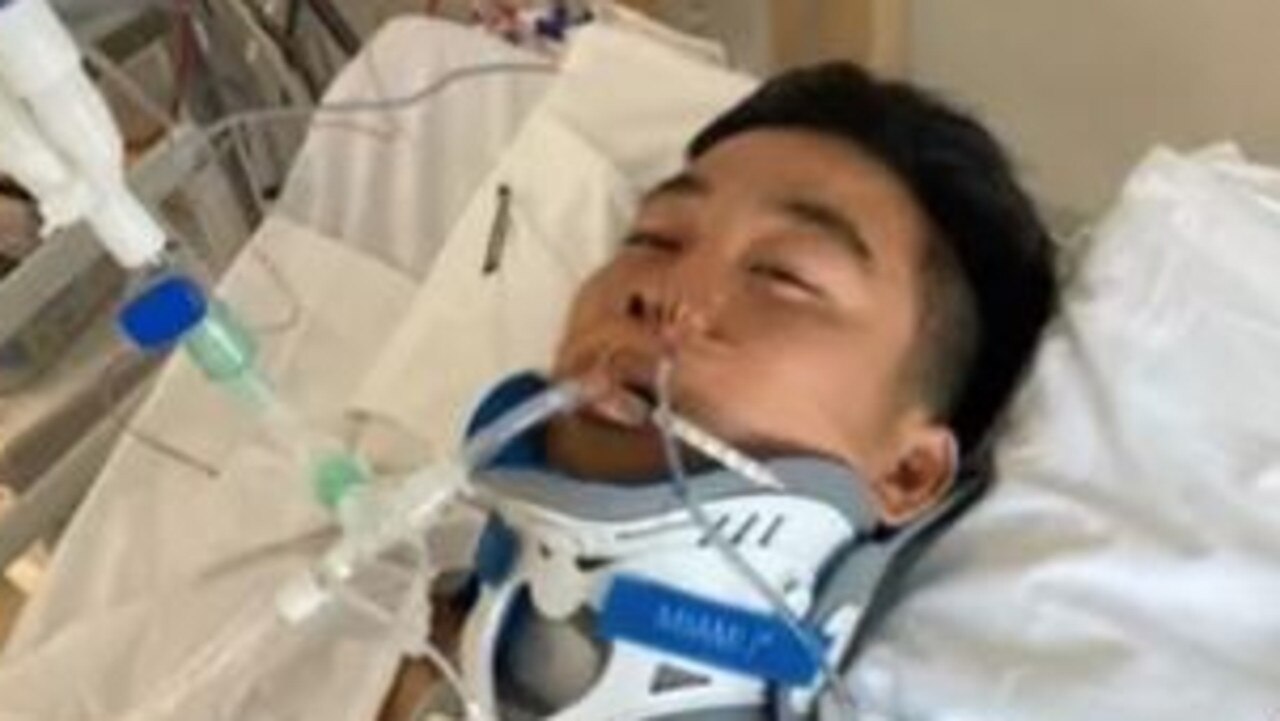 Friends have raised almost $100,000 to help support him, as his health insurance is limited. Picture: GoFundMe