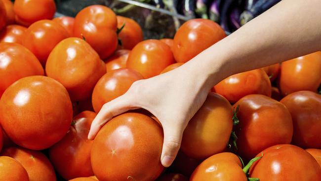Generic photo of tomatoes for sale in a supermarket. Picture: iStock