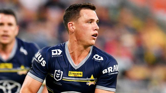 Scott Drinkwater. NRL; North Queensland Cowboys Vs Canterbury-Bankstown Bulldogs at Queensland Country Bank Stadium, Townsville. Picture: Alix Sweeney