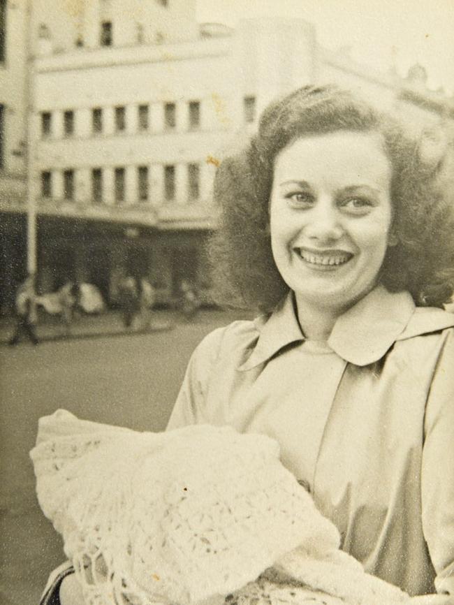 James Dack in the arms of his mother Florence Dack. Picture: Supplied