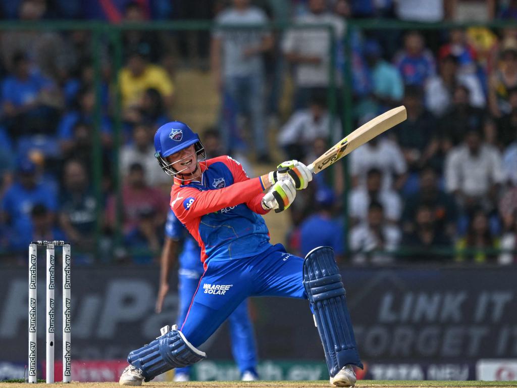 Fraser-McGurk is the only player in the IPL with a strike rate higher than 200. Picture: Money Sharma/AFP.