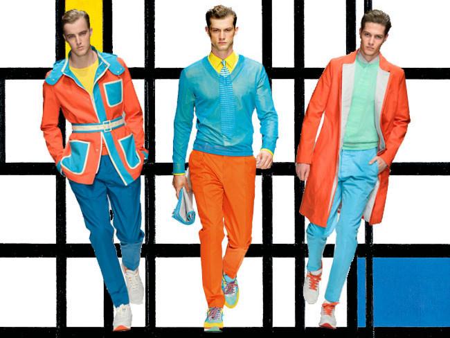 Men's Color Block Clothing, Color Block Outfits