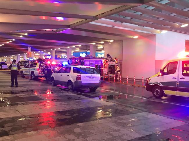 Car hits pedestrians at Adelaide Airport