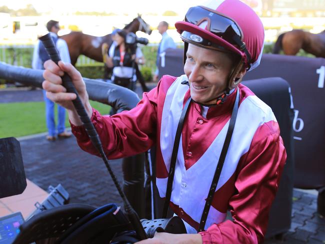 James McDonald returns to scale after taking out the main race.