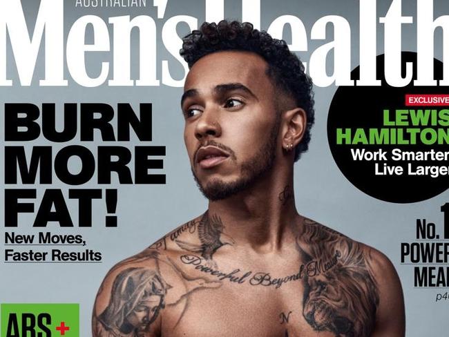 F1 Lewis Hamilton Men’s Health Magazine: Star feels robbed | news.com ...