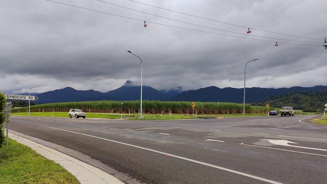 New turning added at the intersection of Syndicate and Mossman-Daintree Rd. Picture: Transport and Main Roads