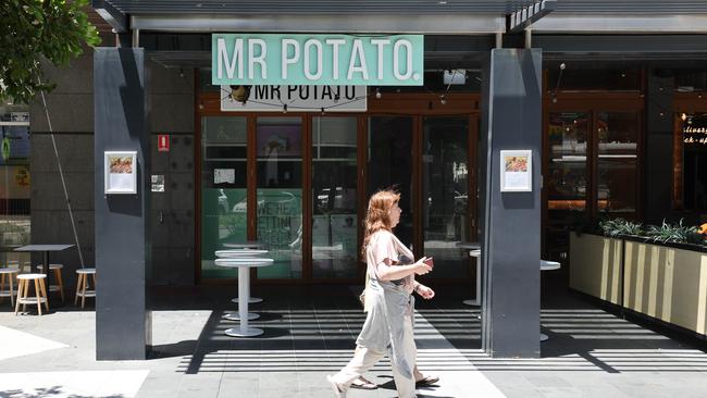 Mr Potato stores have closed down this week, including the Broadbeach store at Oracle Bvd. Picture: Glenn Hampson