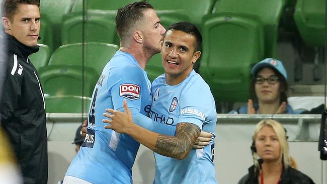 Tim Cahill has called for more game time at Melbourne City. Picture: Michael Klein
