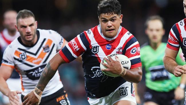 Roosters' star Latrell Mitchell ... the Broncos don’t have a mortgage on young talent. Picture. Phil Hillyard