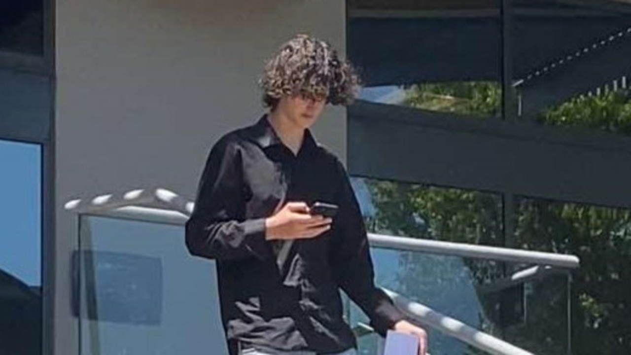 Ashton Brent Winnett leaving Caloundra Magistrates Court on October 17, 2024.