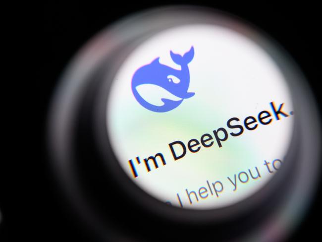 LONDON, ENGLAND - JANUARY 29: In this photo illustration, the Deepseek logo is seen through a magnifying loupe while displayed on a mobile phone screen on January 29, 2025 in London, England. This week's news that the DeepSeek Chatbot app, developed by China, was downloaded from the Apple app store significantly more times than the US-developed ChatGPT from Open AI, wiped billions off the global tech market. The advent of DeepSeek has shown there is a more viable, efficient, and cost-effective future for AI development in a shift away from the current high cost, high tech model.  (Photo by Leon Neal/Getty Images)