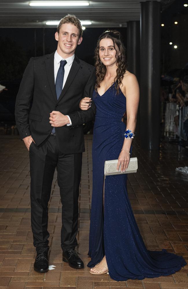 Alex Reddacliff and partner Ella Russell at Toowoomba Grammar School formal at Rumours International, Wednesday, November 13, 2024. Picture: Kevin Farmer