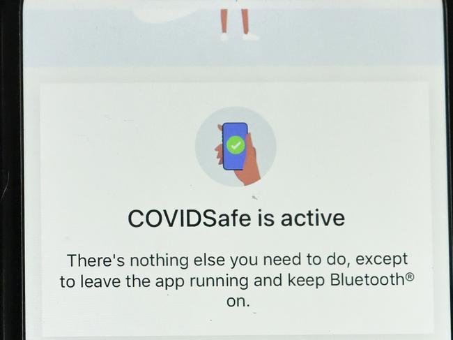 COVIDSafe app. Picture: Cordell Richardson