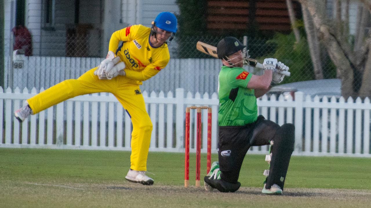 Sam Vassallo, Great Barrier Reef Rays, Century Cricket Competition, Great Barrier Reef Arena, Mackay Saturday 3 August 2024 Picture:Michaela Harlow