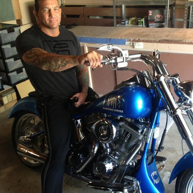 Notorious bikie Shane Bowden was gunned down in his driveway in Cox St, Pimpama home. Picture Facebook