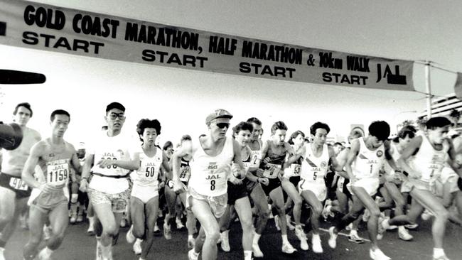 Gold Coast Marathon in 1992.