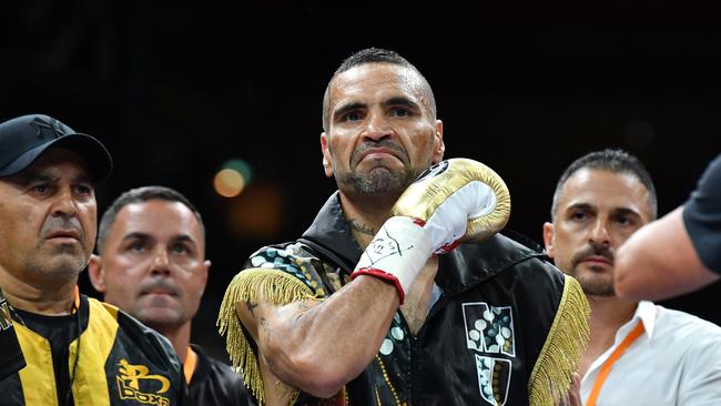 Mundine wants to fight one more time. AAP Image/Darren England.