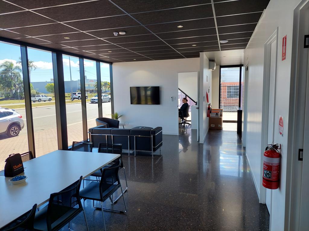 Inside the new 13cabs Townsville new support hub in Duckworth St, Garbutt. Picture: Leighton Smith.