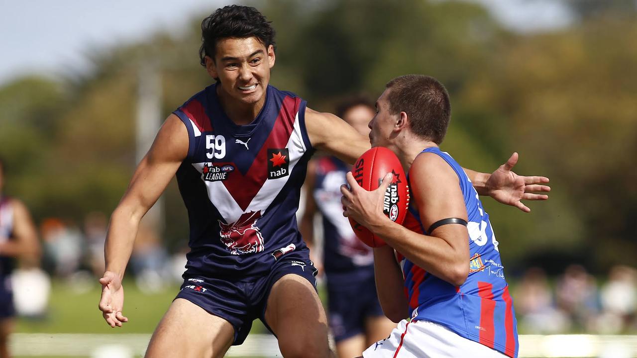 St Kilda faces a nervous wait to see if another club pounces on Mitch Owens (left). Picture: Supplied