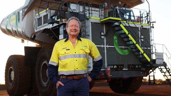 Despte touting green credentials, Andrew Forrest’s Fortescue no longer considers carbon offsets a worthwhile expense. Picture: Rohan Kelly