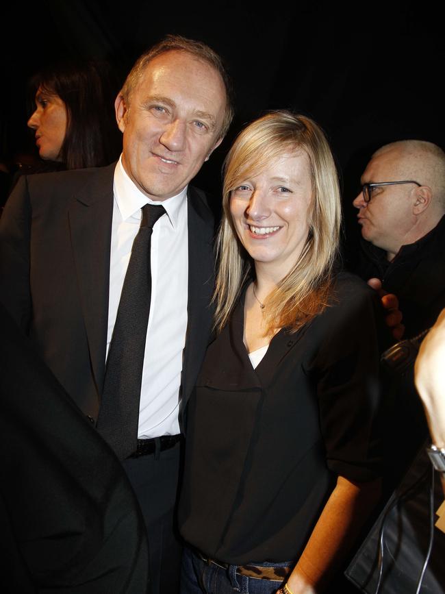 Francois Henri Pinault and Sarah Burton in 2011. Pic: Getty Images