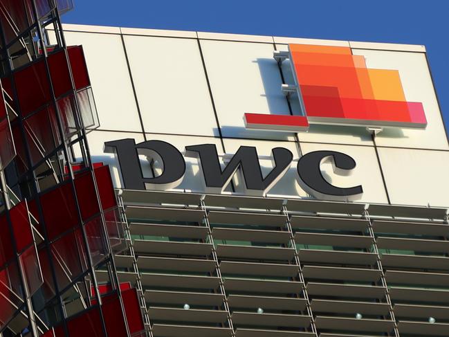 SYDNEY, AUSTRALIA - NewsWire Photos JUNE 20, 2023: PWC, Price Water House Coopers signage on a building in  BarangarooPicture: NCA NewsWire / Damian Shaw