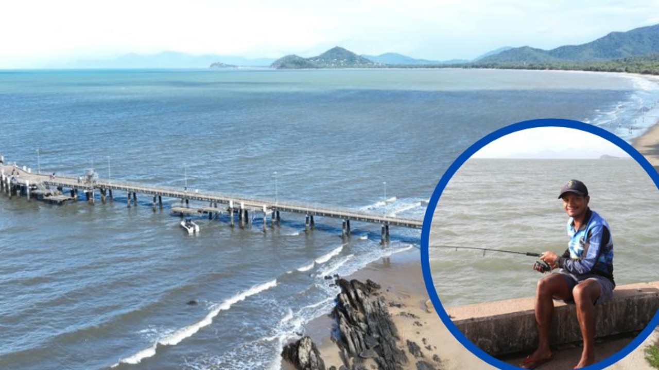 Cairns fisherman David Vin and his friend called emergency services after watching a woman in her 40s jump off the end of the Palm Cove jetty around 2.30am on Friday morning.