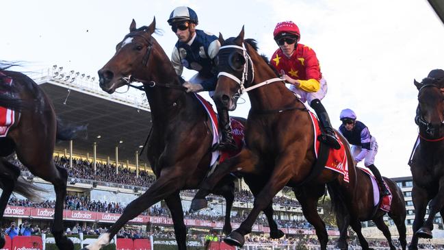 Victoria Road during the Cox Plate.