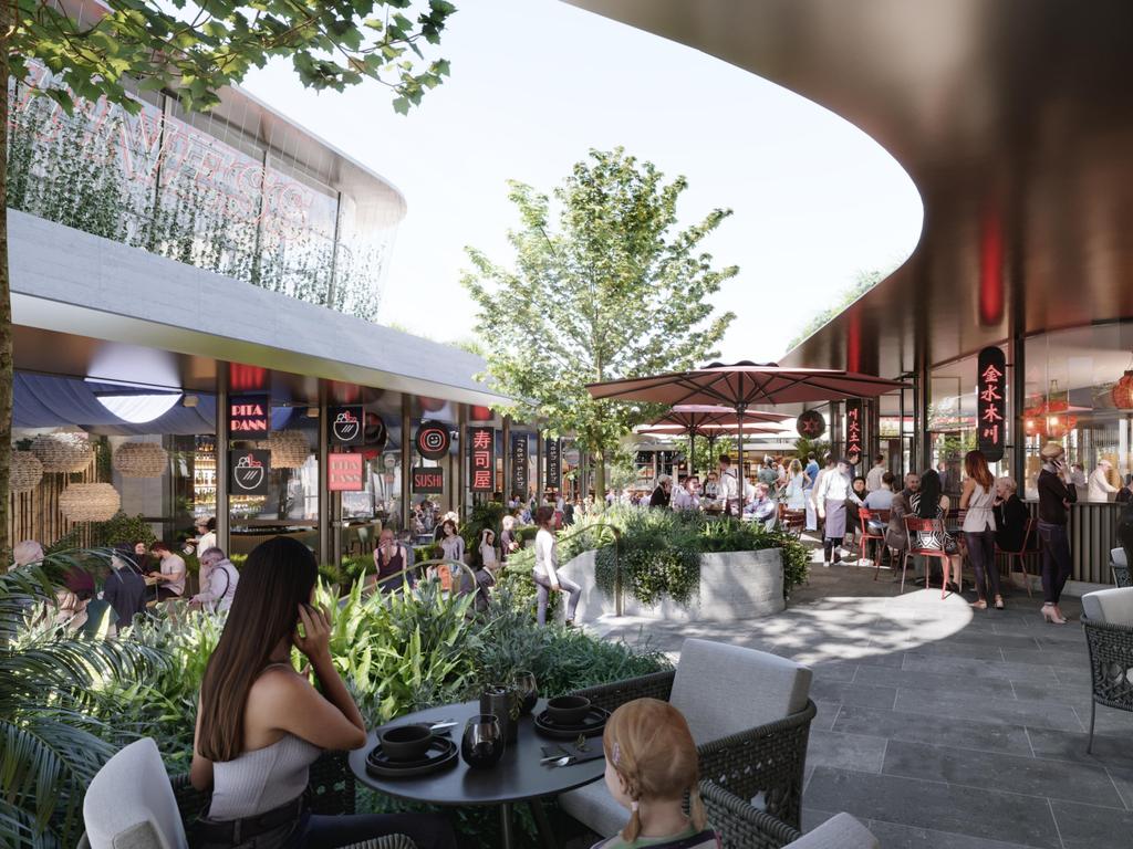 Artist's impression of the 26,500 sqm new fresh food precinct to be built at Chadstone Shopping Centre.