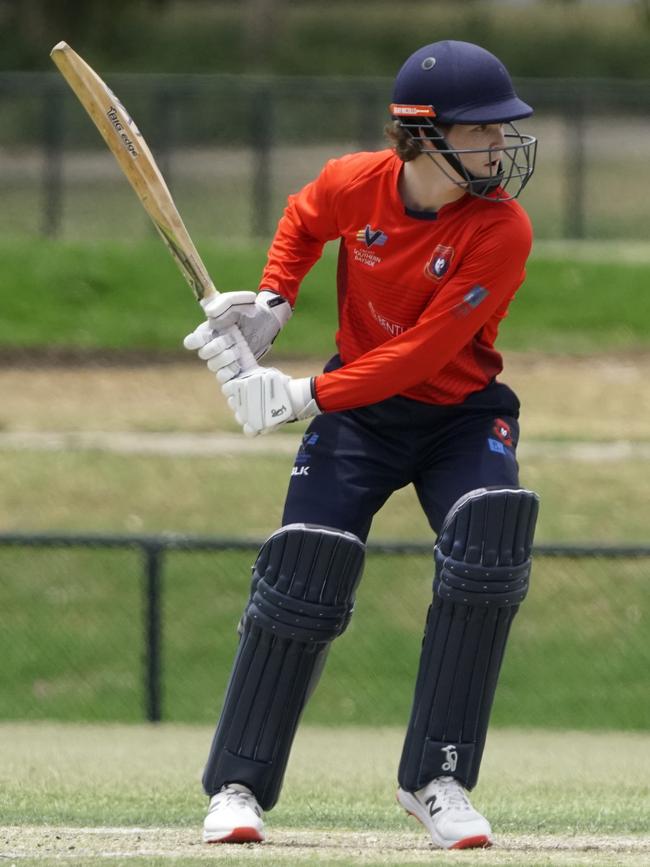 CSB: Luke Mott batting for Bentleigh. Picture: Valeriu Campan