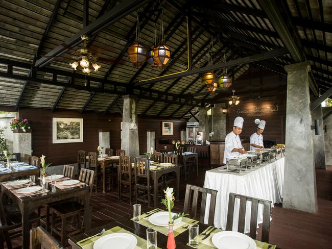 The retreat is tucked away in the jungles.