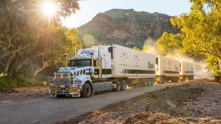 Stanes Transport says it will not return to Yuendumu without police escort after a truckie was allegedly ambushed by a large group of youths. Picture: Supplied.