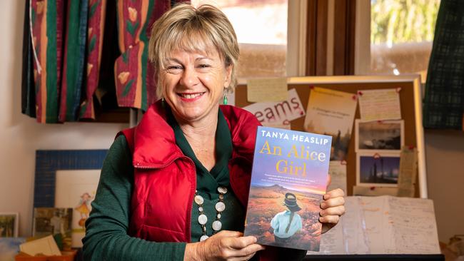 Alice Springs author Tanya Heaslip is releasing her new book 'An Alice Girl'. Photo: EMMA MURRAY