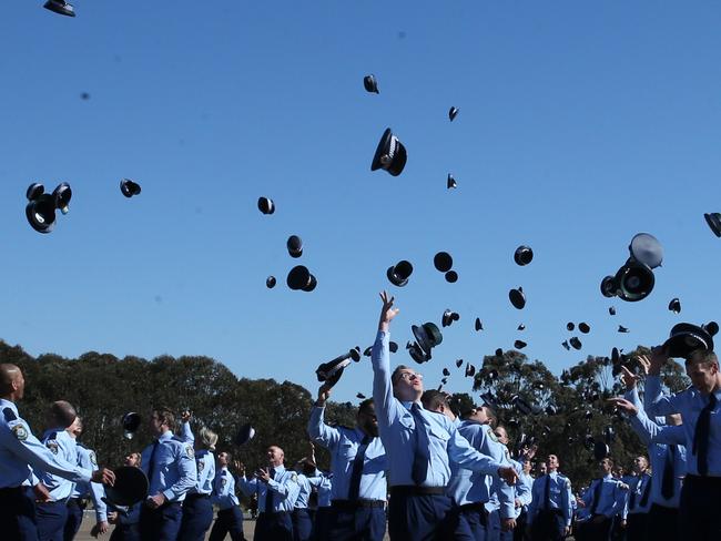 The latest batch of 208 NSW Police Cadets graduate from Goulburn Police Academy today.