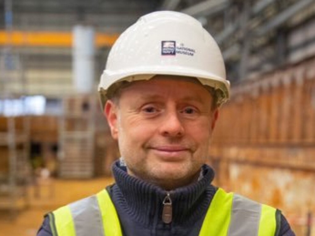 Historian Nick Hewitt from the Royal Navy Museum in Portsmouth.