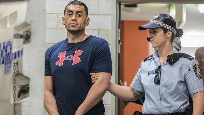 Ahmad “Adam” Doudar, 38, at Kogarah Police Station. Picture: Jenny Evans