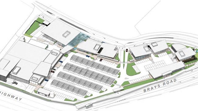 An Architect drawing of the new Freshwater Village planned to be built at Griffin.