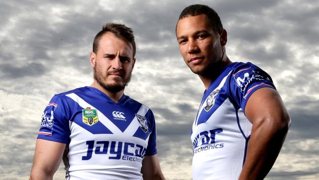 Moses Mbye believes he and Josh Reynolds can ignite the Dogs’ attack in 2017. Picture: Gregg Porteous