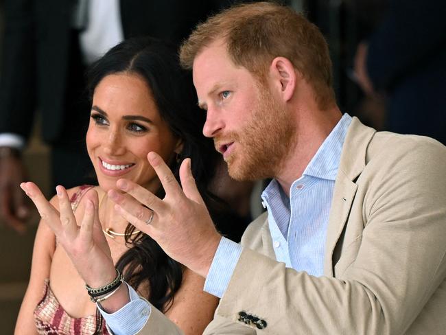 The Duke and Duchess of Sussex moved to Montecito in 2020. Picture: Raul Arboleda/AFP