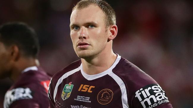 Broncos star Matt Lodge has reached a settlement.