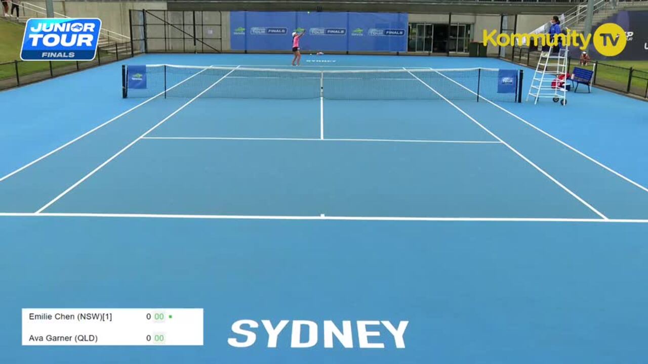 Replay: Emilie Chen v Ava Garner (U14 Girls Singles Round 3) – 2024 Tennis Australia Junior Tour Masters U12, U14 Day 4