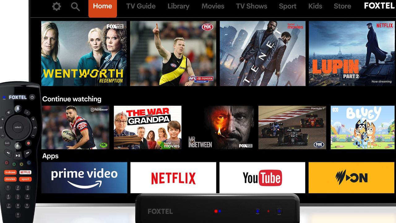 Foxtel unveils its new interface with Amazon Prime to join later this year.