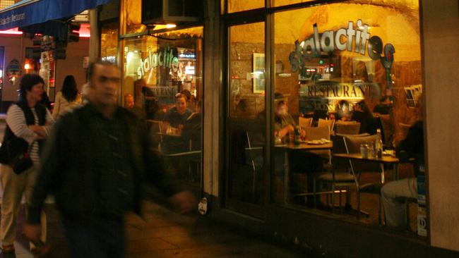 Stalactites Restaurant in Lonsdale St, Melbourne, is proud of its “world famous” souvlaki.