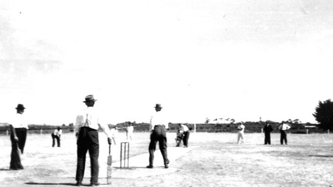 Morphett Vale Cricket Club’s centenary celebrations in 1949. Picture: Onkaparinga Council