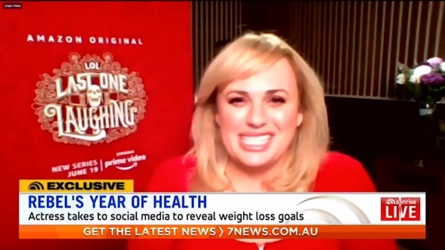 Rebel Wilson's year of health (Sunrise)